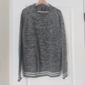 American Eagle Outfitters Classic Fit Pullover XL Mottled Slate Gray